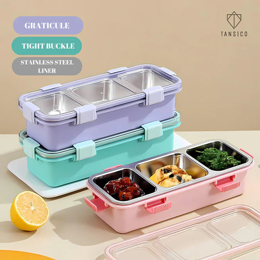 3-Compartment SLEEKO BRAVO Lunch Box