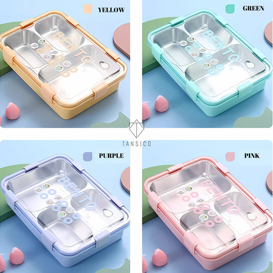 3 Smart Compartment Bento Lunch Box