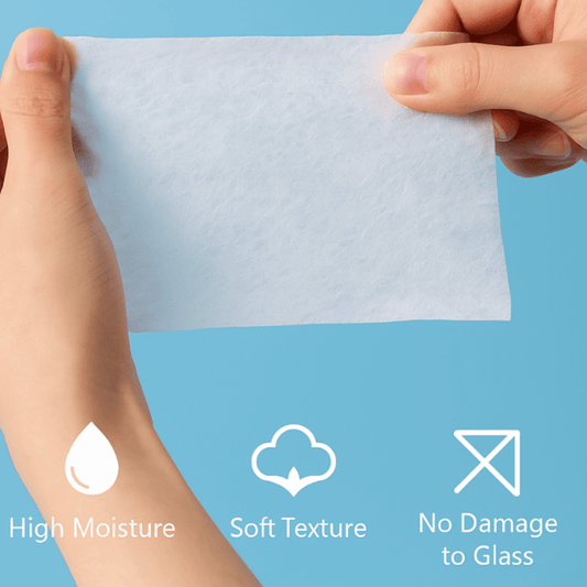 Car Glass Anti-Fog Oil Film Cleaning Wipes – 10 PCS