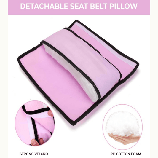 Soft Seat Belt Shoulder Pad Pillow for Car Safety and Comfort