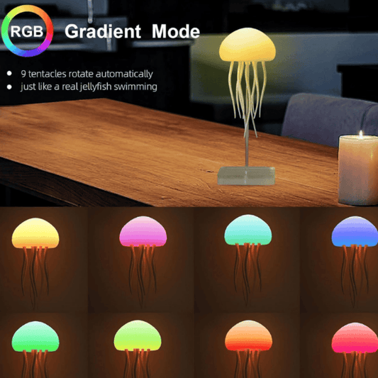 LED Jellyfish Lamp – Color-Changing Mood Light for Home, Garden & Outdoor Decor