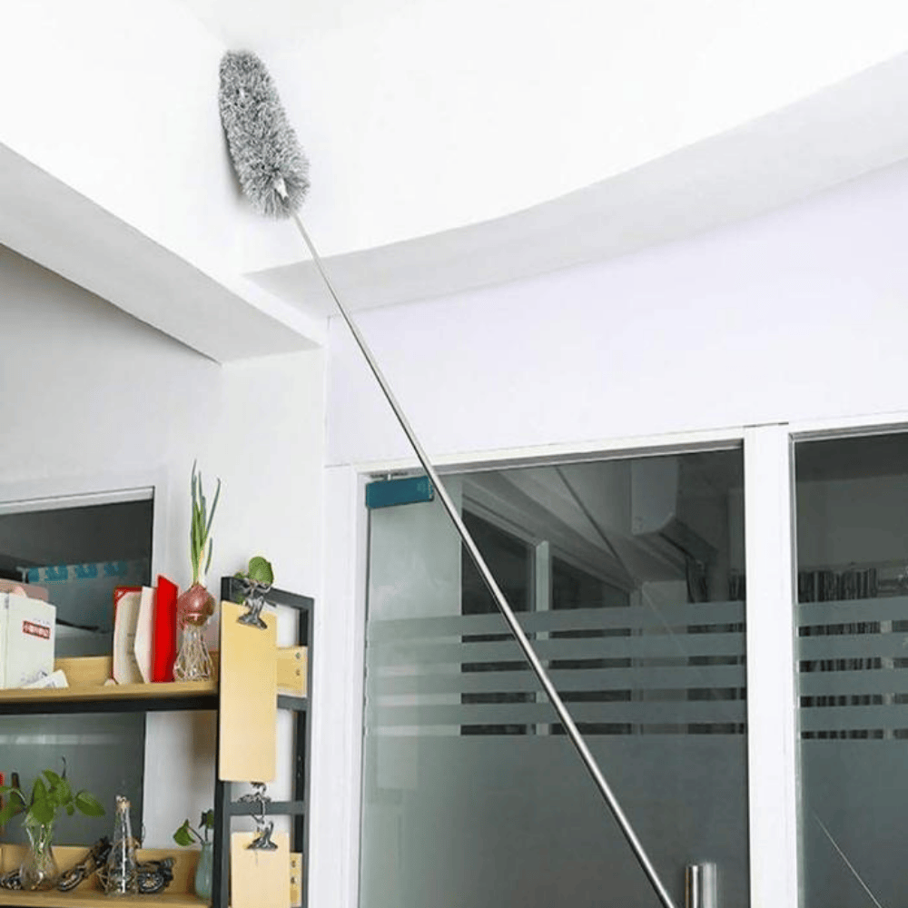 Telescopic Duster 100 Inch – Extendable Microfiber Cleaning Tool for High Ceilings and Hard-to-Reach Areas