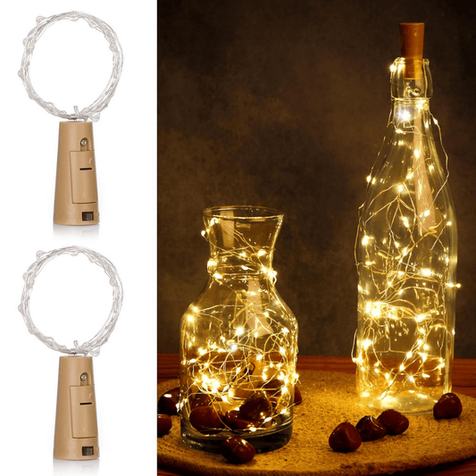 LED Wire String Lights – Battery Operated Multi-Color Fairy Lights for Decoration