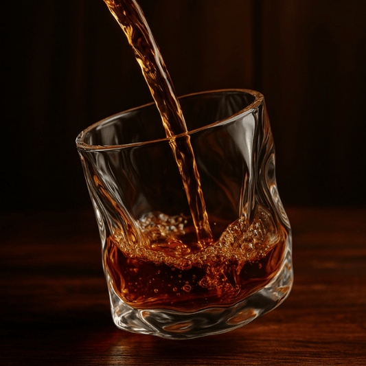 190ml Premium Textured Juice Glass Set of 6 – Heavy Base Water & Whiskey Tumbler