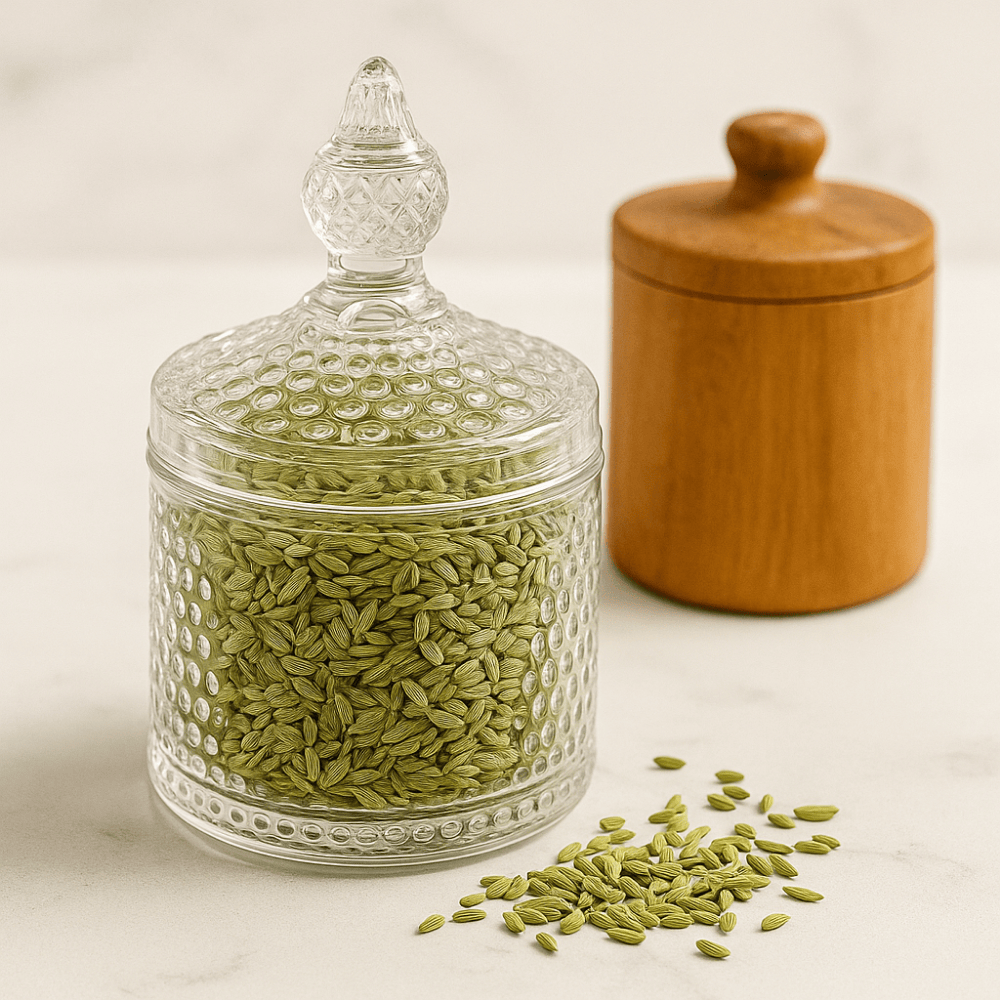 Premium 160 ml Glass Candy Jar with Lid – Decorative Bubble Embossed Storage Container for Sweets, Dry Fruits & Kitchen Décor