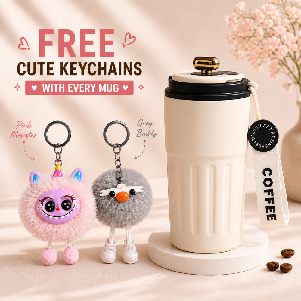 Smart Temperature 460ML Aesthetic Coffee Tumbler – Hot & Cold Vacuum Mug