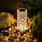 Crystal Round Table Lamp – USB Rechargeable Rose Diamond LED Touch Lamp with 3 Light Modes