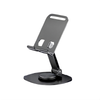 Premium 360° Adjustable Metal Mobile & Tablet Stand | Foldable Desk Holder with Anti-Slip Base