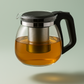 950ml Glass Tea Kettle with Stainless Steel Strainer – Heat-Resistant Teapot for Loose Leaf Tea & Infusions