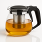 950ml Glass Tea Kettle with Stainless Steel Strainer – Heat-Resistant Teapot for Loose Leaf Tea & Infusions