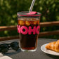 400ml Tumbler with Lid, Straw & Silicone Grip – Leak-Proof Reusable Drink Cup for Hot & Cold Beverages