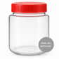 YERA JR-1 Airtight Glass Storage Jar with Red Screw Cap – 1.4 L Food Grade Container for Kitchen, Pantry & Dry Storage