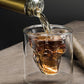 150ml Skull Glass Tumbler – Double Wall Whiskey, Cocktail Glass for Bar, Party & Gifting