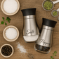 Premium Stainless Steel Salt & Pepper Shaker Set 2 Pcs – 130ml Seasoning Dispensers for Kitchen & Dining