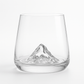 Mountain Base Whiskey Glass – 300ml Crystal Clear Tumbler for Scotch, Bourbon & Cocktails