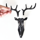 Stylish Deer Head Wall Hook – Modern Key Holder & Decorative Wall Hanger for Home, Office & Entryway | Strong Adhesive Hook for Keys, Bags, Accessories & Daily Essentials