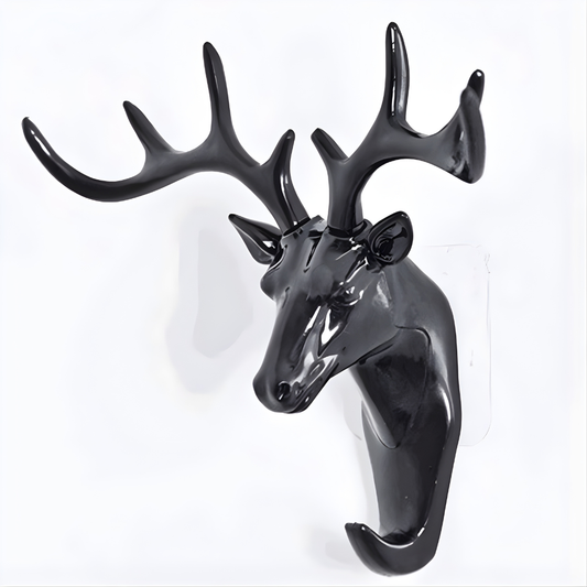 Stylish Deer Head Wall Hook – Modern Key Holder & Decorative Wall Hanger for Home, Office & Entryway | Strong Adhesive Hook for Keys, Bags, Accessories & Daily Essentials