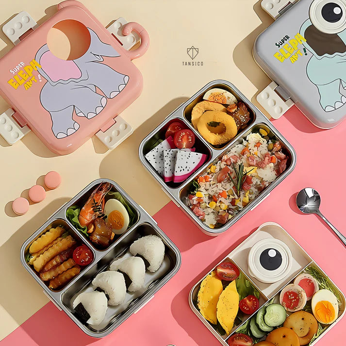 Elephant Square Lunch Box