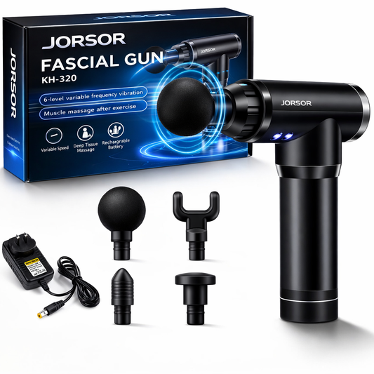 JORSOR Pro Deep Tissue Massage Gun With Charging Adaptor