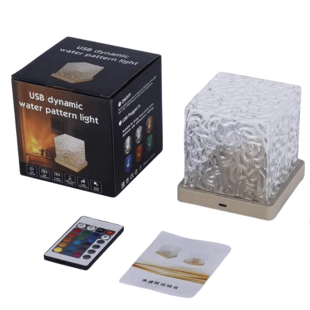 Water Ripple Lamp – LED Dynamic Projection Light with Remote Control ...