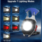 IPX5 Waterproof Keychain LED Flashlight – Multifunction Pocket Light with 150° Adjustable Bracket & Rechargeable Battery