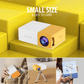 Mini Portable Projector – Compact LED Home Theater Projector for Movies, Gaming, and Presentations