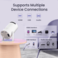 PRIDAX Beam P400 Projector (White) - Full HD Smart Portable