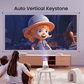 PRIDAX Beam P400 Projector (White) - Full HD Smart Portable