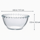 Premium Glass Bowl Set – 2 Pieces (4.5 Inch) – Elegant Dessert, Cereal & Snack Serving Bowls BL-4828