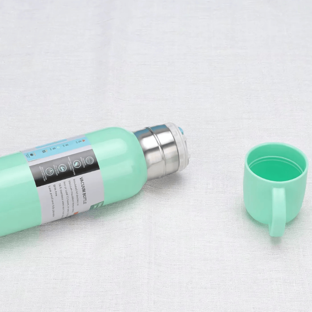 Premium Vacuum Flask Bottle Set DLX – 1L Insulated Bottle with 2 Cups & Gift Box