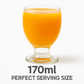 Red Cherry Goblet Juice Glass Set of 6 – 170ml | Elegant Stemmed Glasses for Juice, Cocktails, Mocktails & Desserts