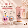 Haiebell 500ML Aesthetic Coffee Tumbler – Hot & Cold Vacuum Mug