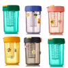 200ml Colorful Plastic Bottle with Lid – Leakproof, Portable Water & Juice Bottle for Kids