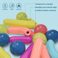 42-Piece Magnetic Building Sticks and Balls Set – STEM Construction Toy for Kids 3+, Colorful Educational Blocks for Creativity & Learning