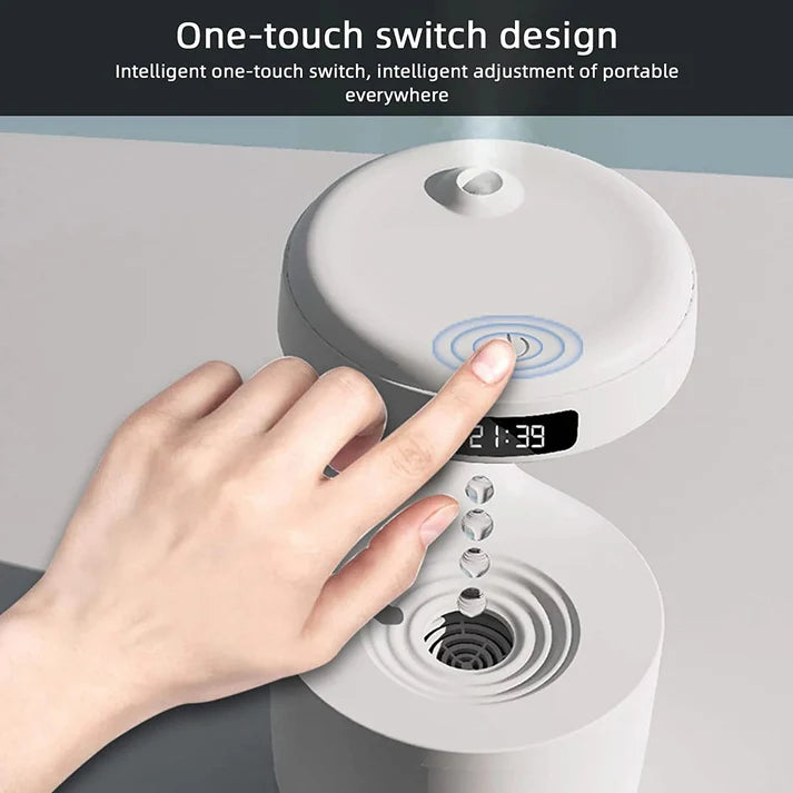 Digital Humidifier with Clock Display